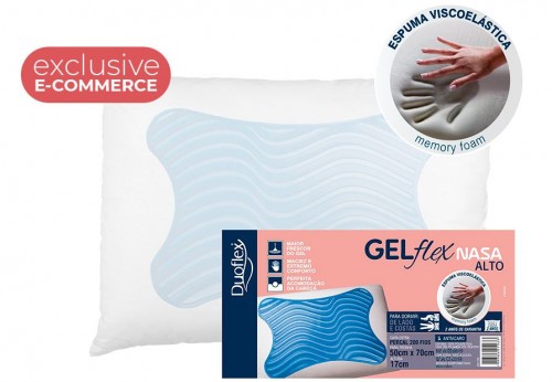  HIGH GELFLEX NASA PILLOW (E-COM)