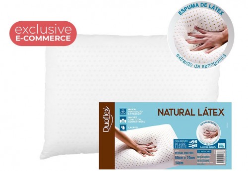 NATURAL LATEX PILLOW (E-COM)