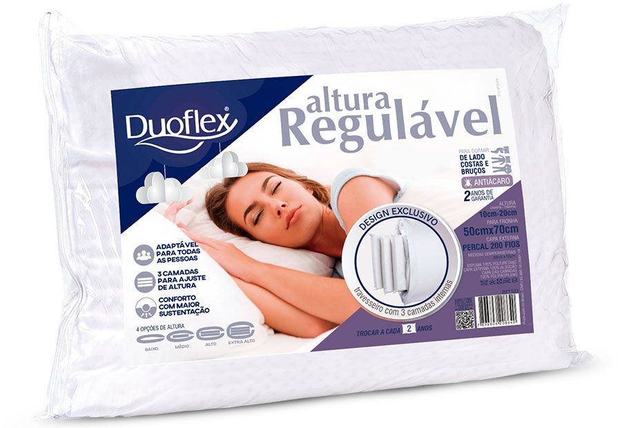 ADJUSTABLE HEIGHT PILLOW