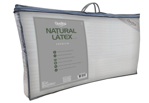 Almohada Duoflex Látex Real Látex tradicional 70 cm blanca